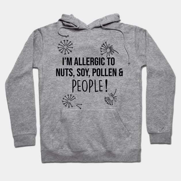 Alleric to people introvert anti-social Hoodie by alltheprints